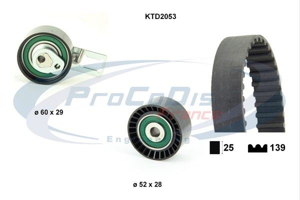 PROCODIS FRANCE Zobsiksnas komplekts KTD2053